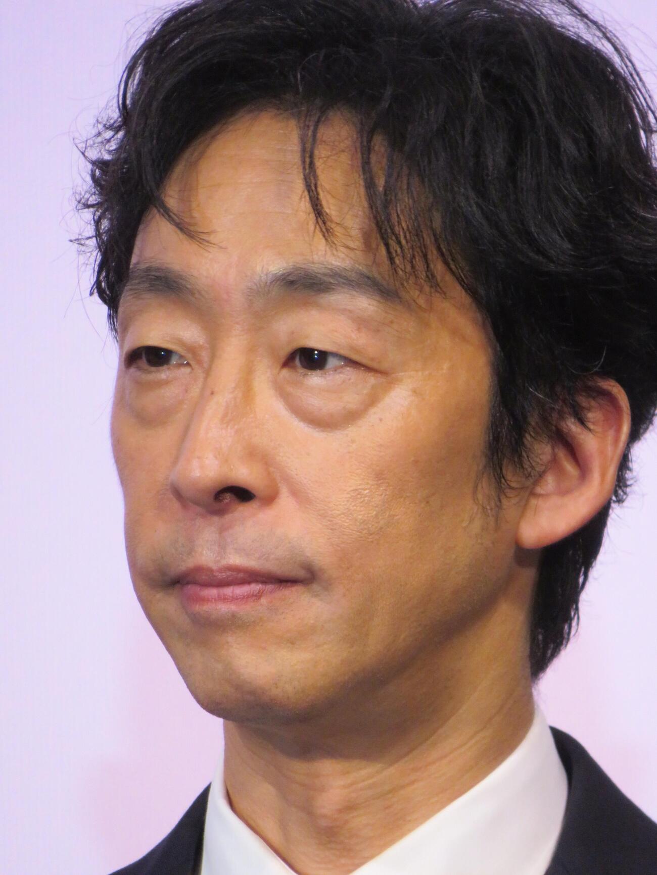 映画「廃用身」の舞台あいさつを行った北村有起哉