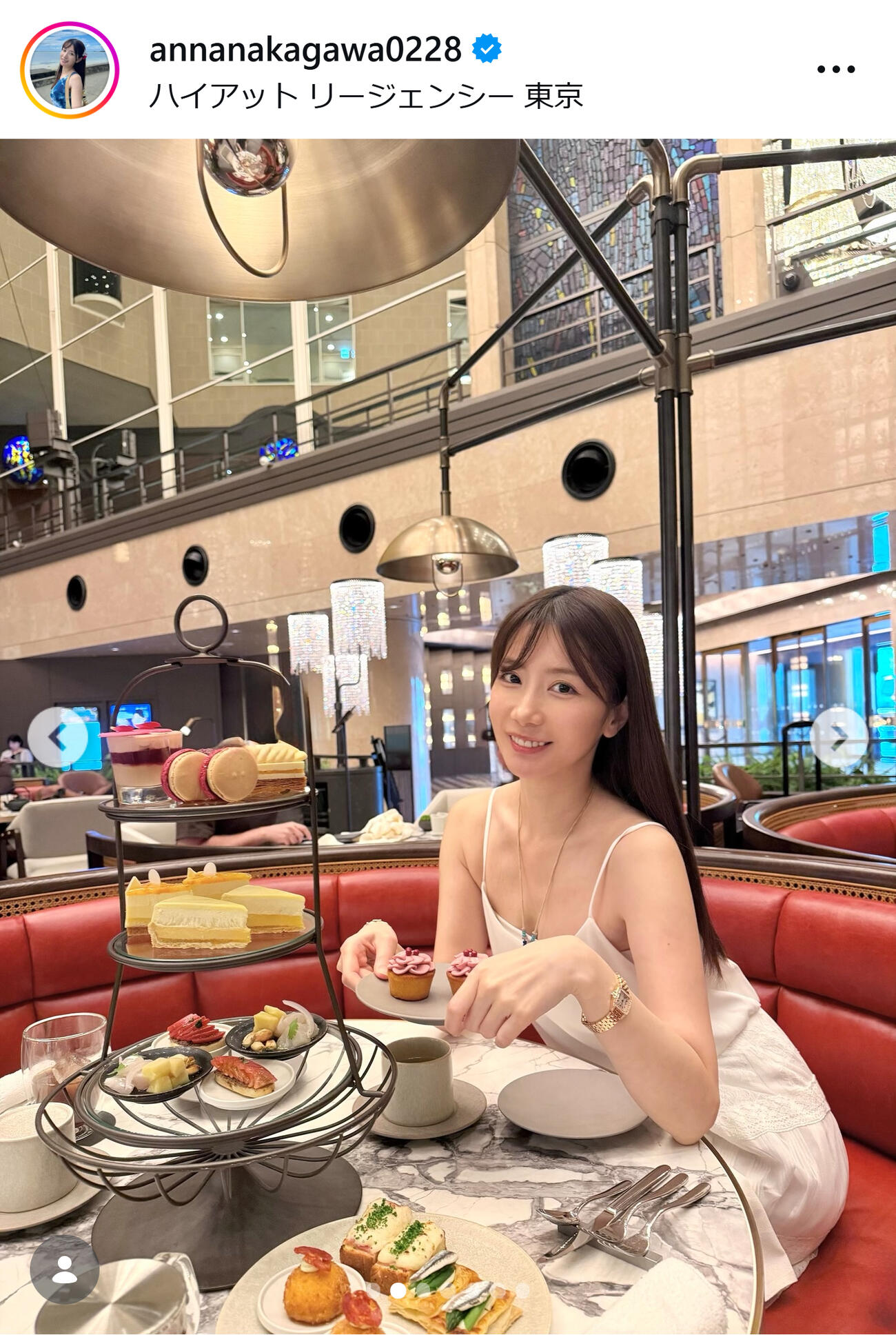 中川杏奈のインスタグラムから