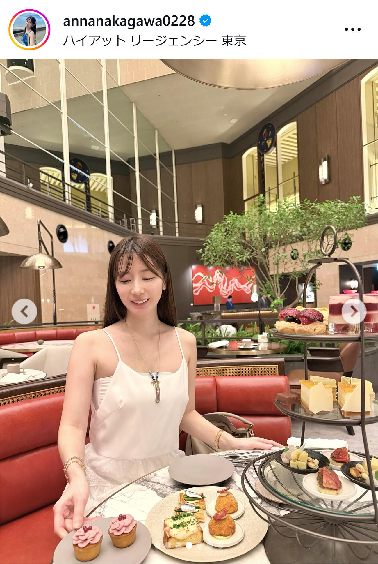 中川杏奈のインスタグラムから