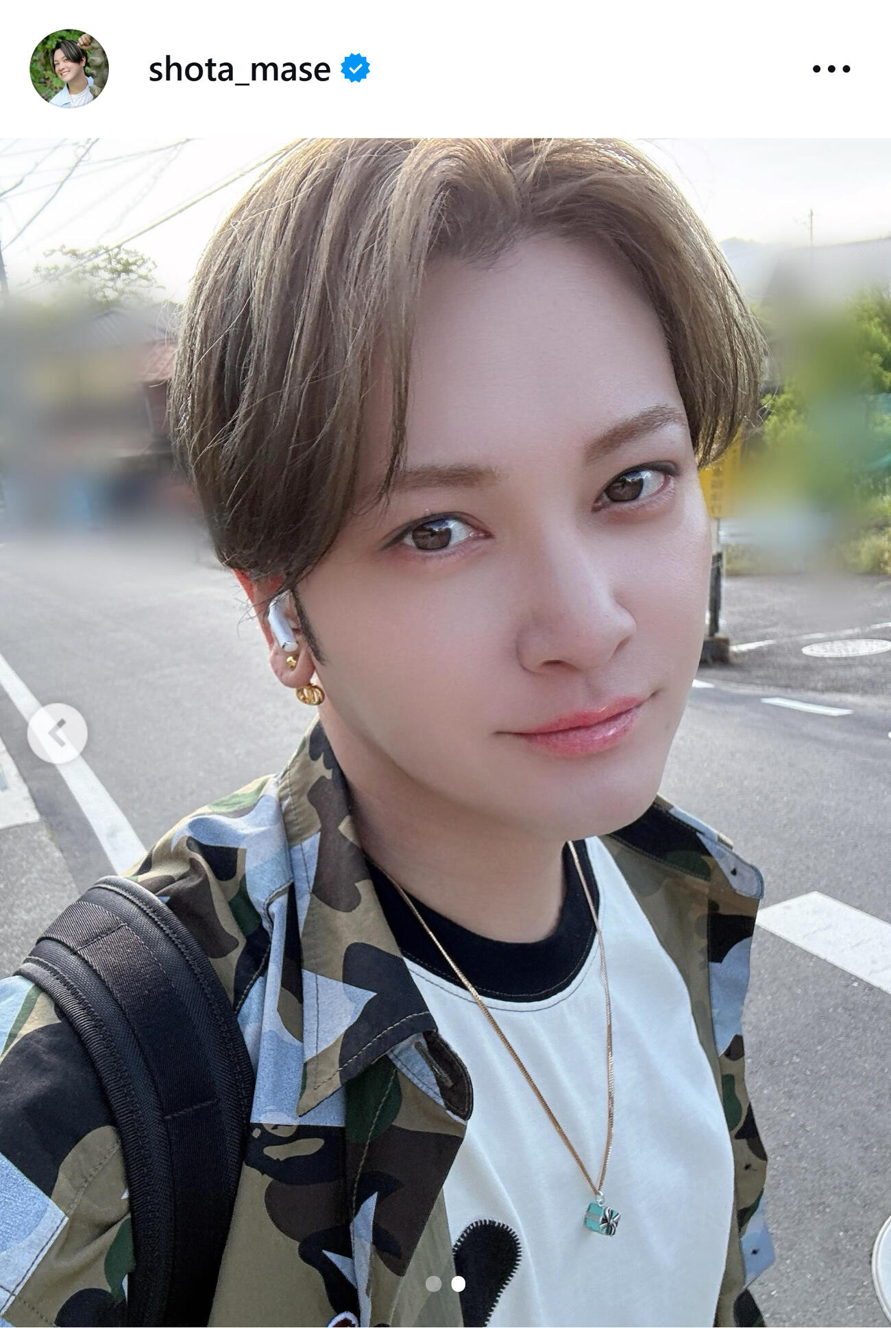 間瀬翔太のインスタグラムから