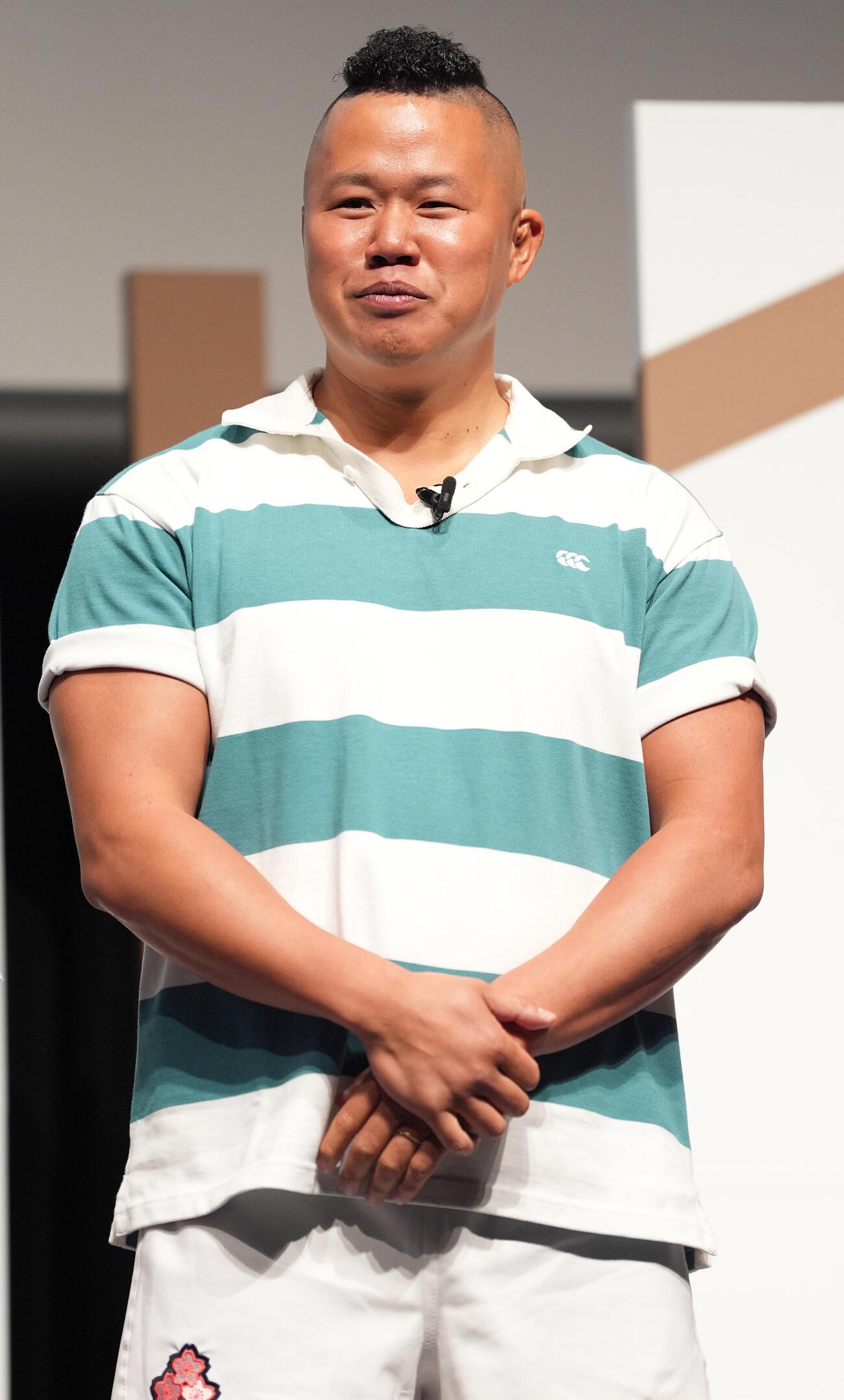ラグビー芸人、しんや（2025年5月撮影）