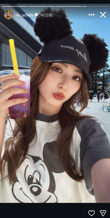 内田理央のインスタグラムから
