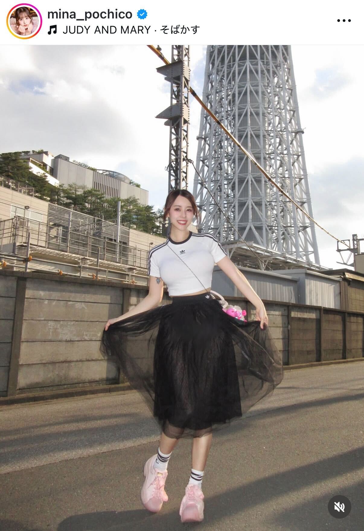 音羽美奈のインスタグラムから