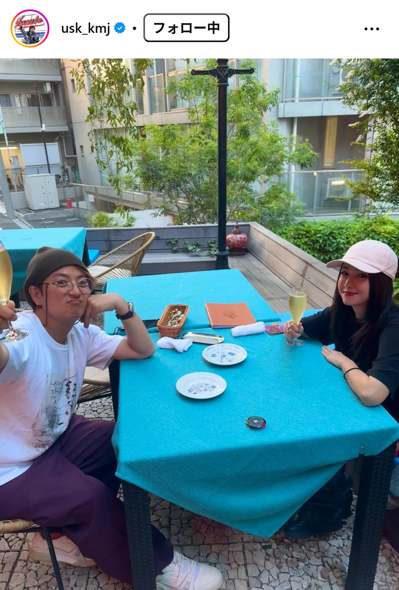 上地雄輔のインスタグラムから