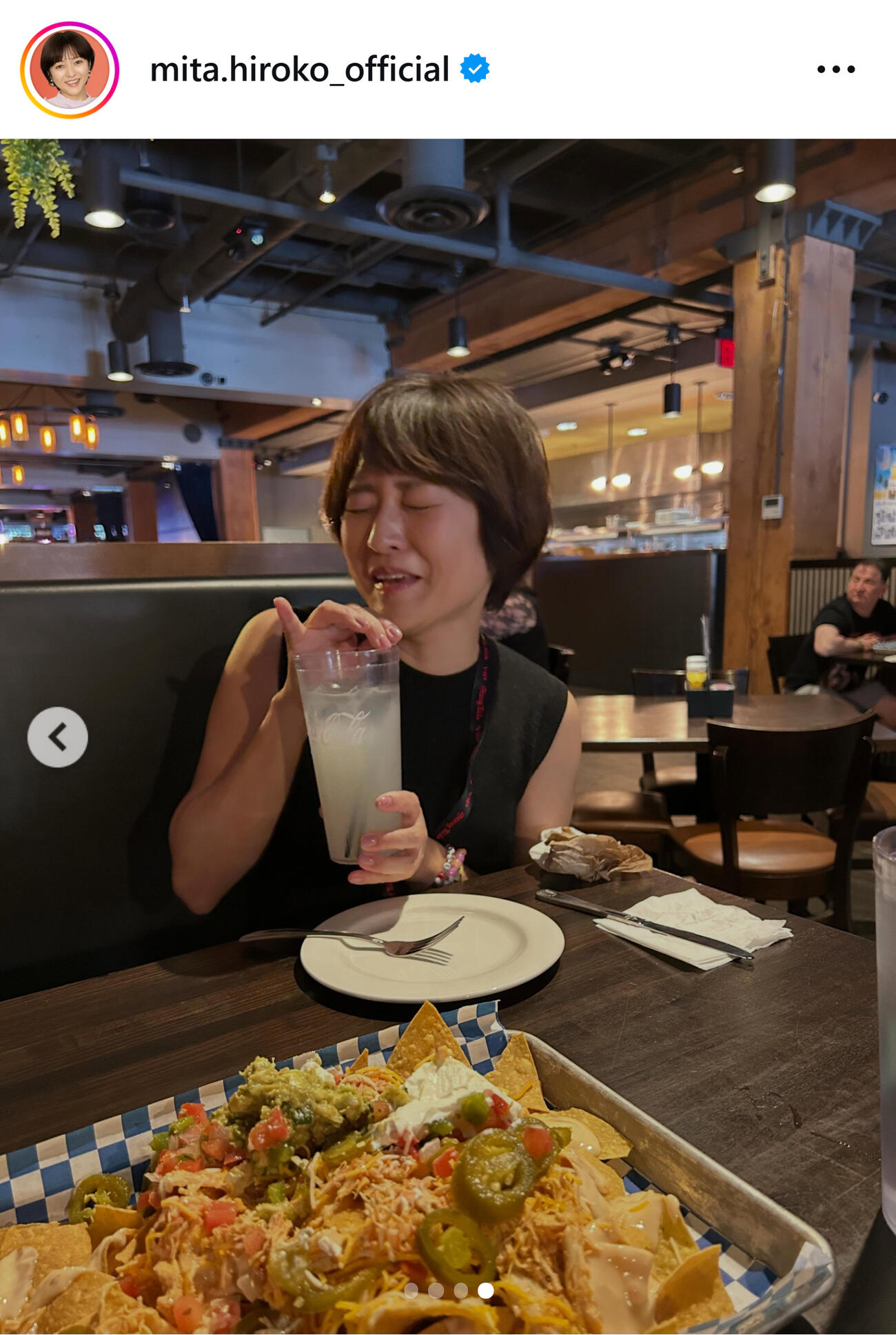 三田寛子のインスタグラムから