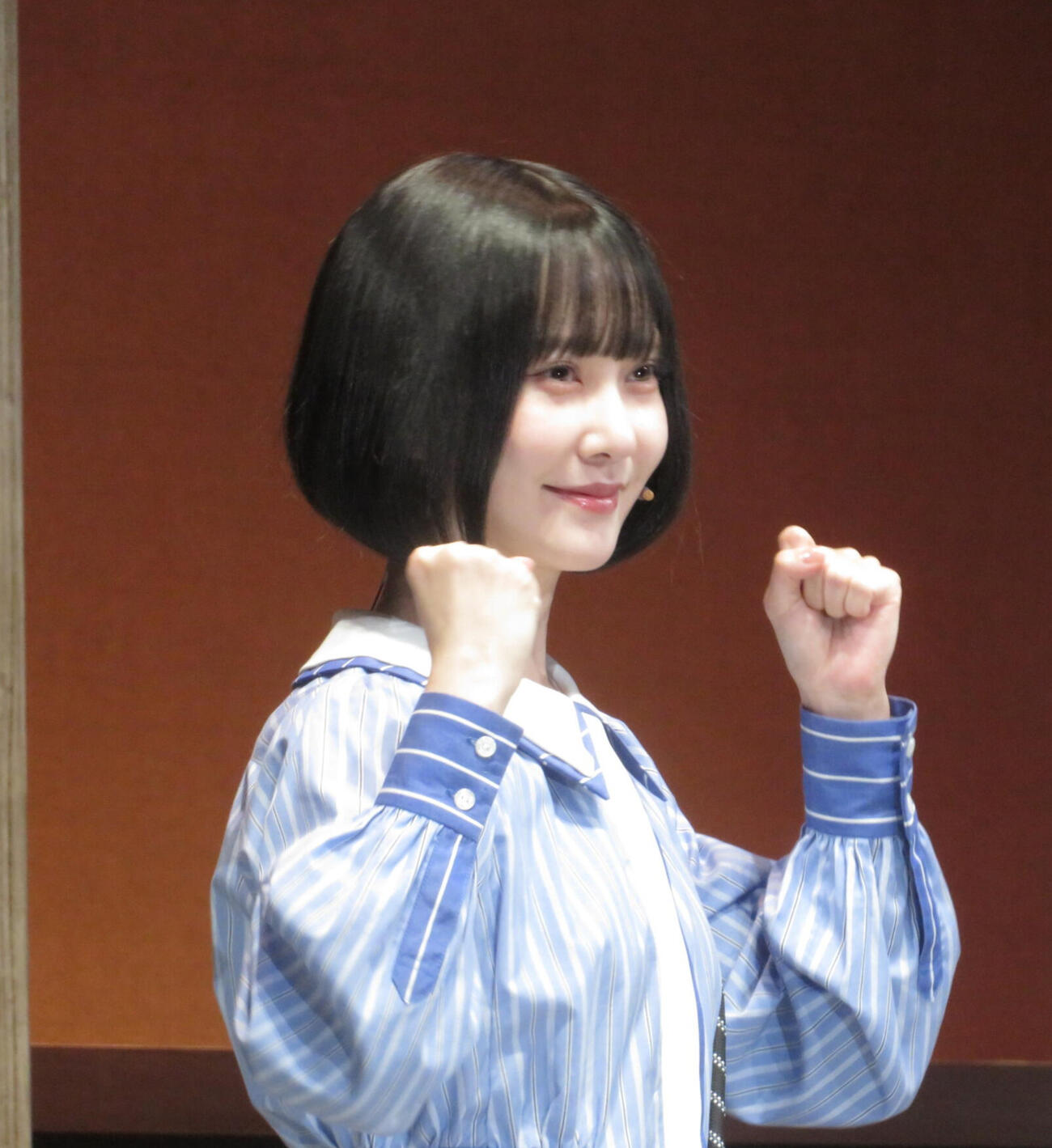 舞台「四畳半神話大系」公開ゲネプロと初日前会見に登壇した加藤史帆