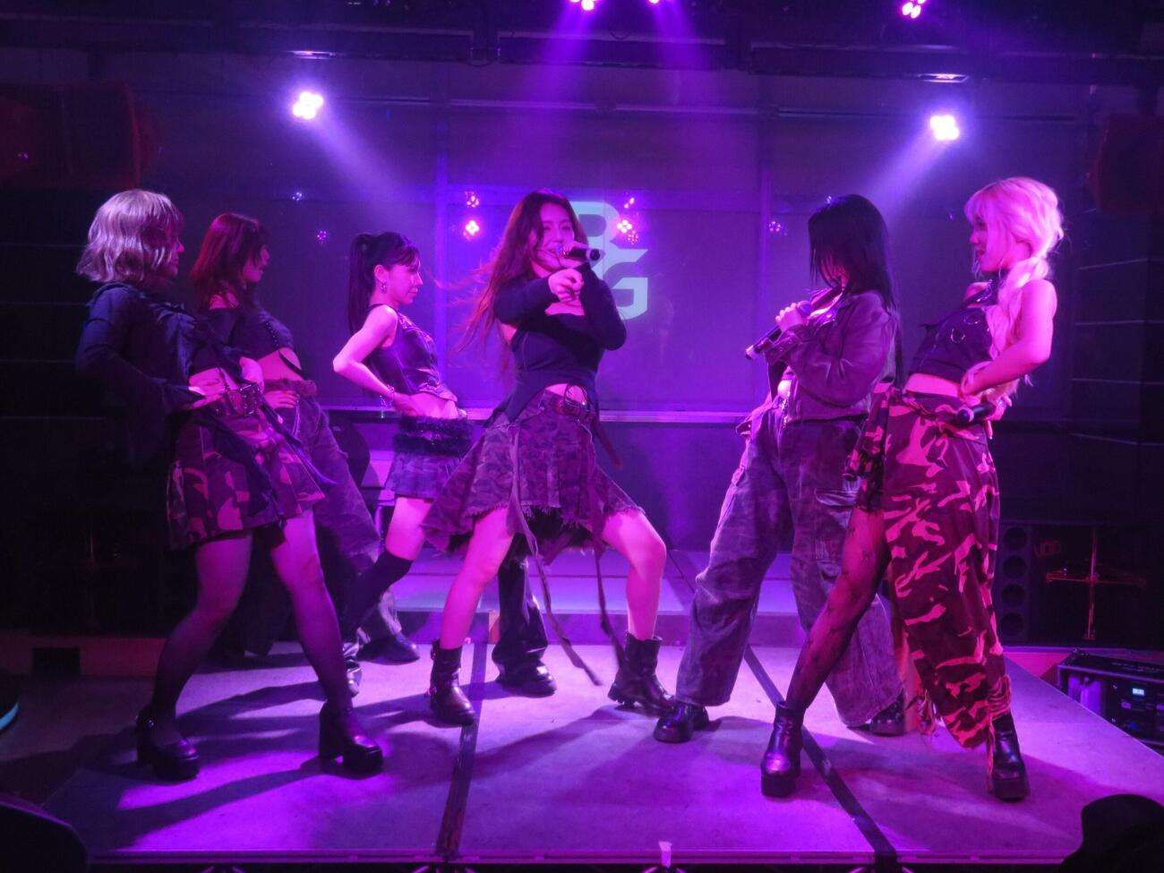 CDシングル「Cadillac」発売記念ショーケースライブを行ったBe Girls（撮影・川田和博）