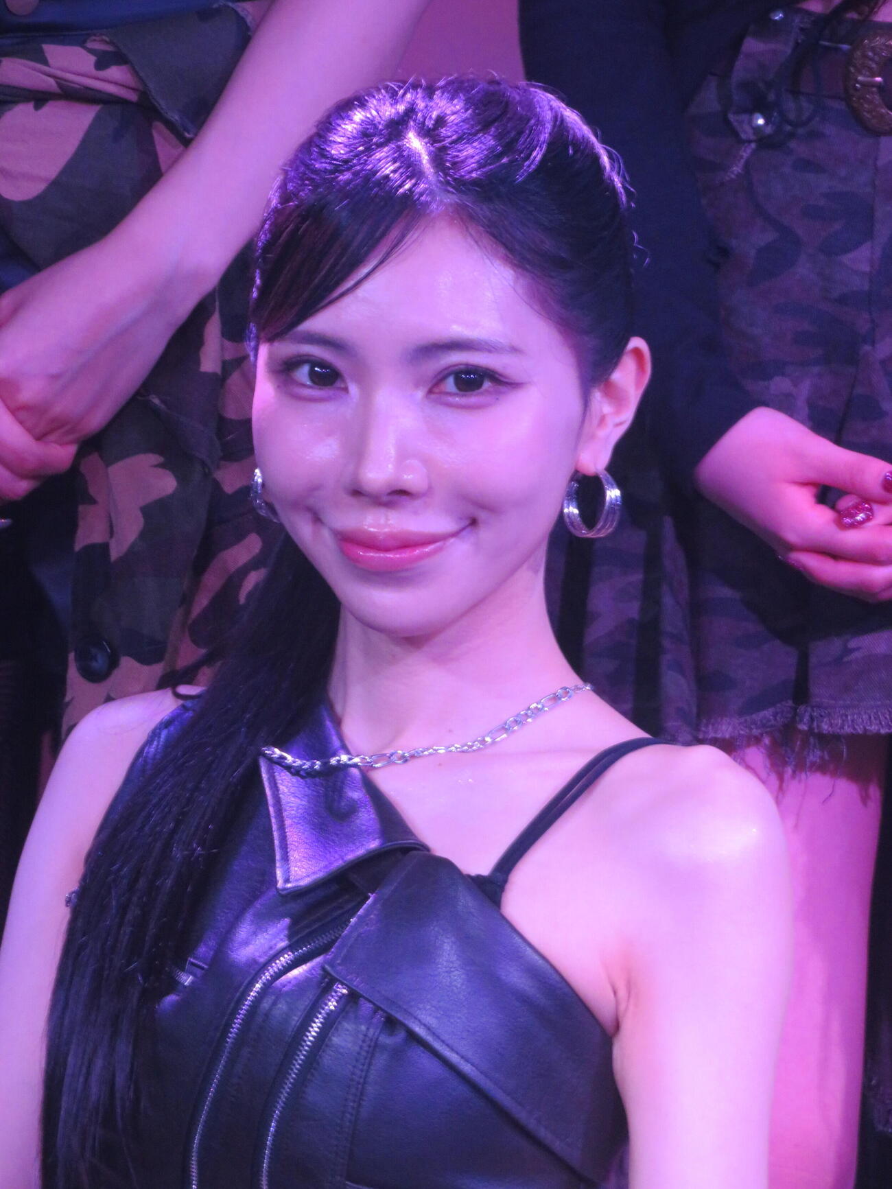 CDシングル「Cadillac」発売記念ショーケースライブを行ったBe GirlsのHARUKA（撮影・川田和博）