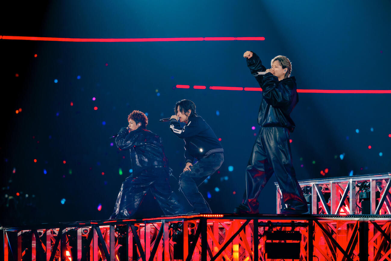 「to HEROes～TOBE 3rd Super Live～」北海道公演でパフォーマンスを披露するNumber_i（C）TOBE Co., Ltd.
