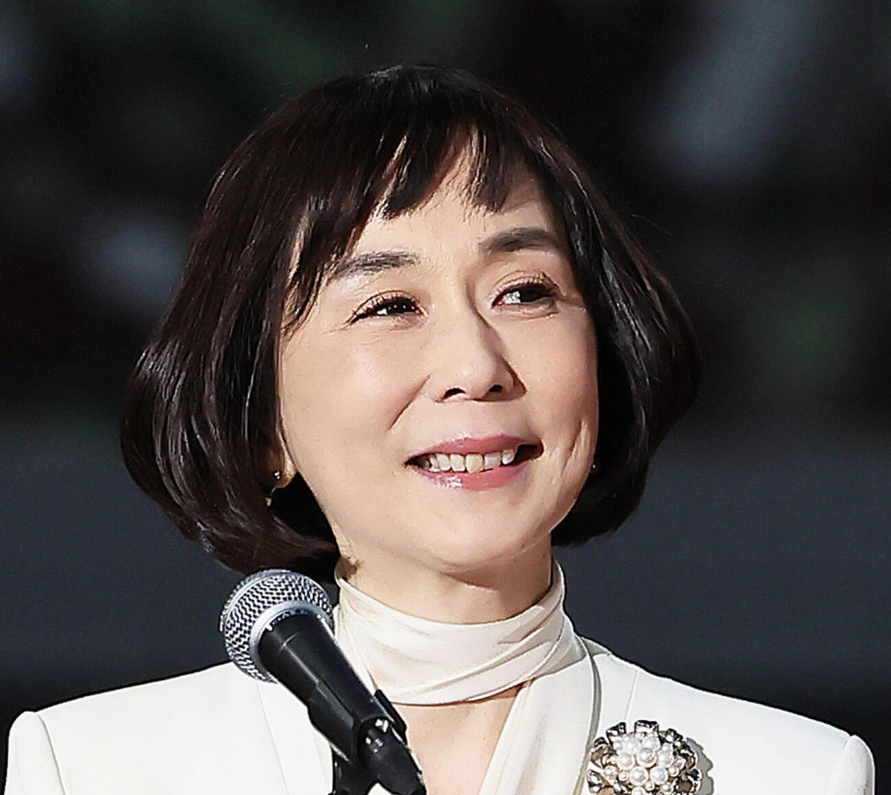 テレビ朝日の大下容子アナウンサー（23年11月撮影）