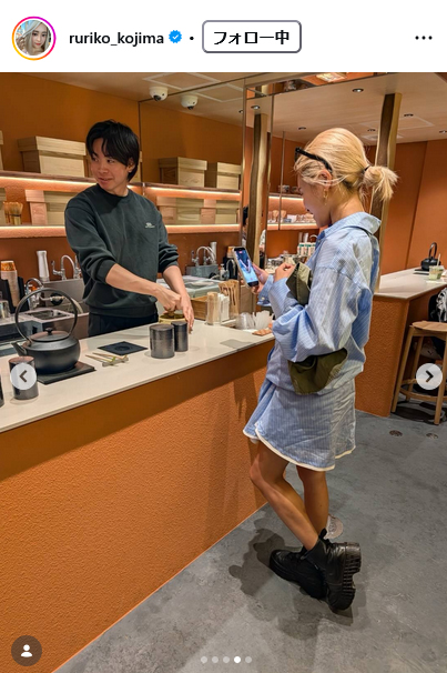小島瑠璃子のインスタグラムから