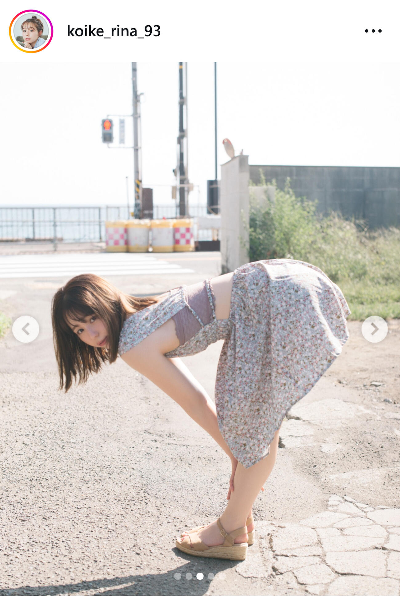 小池里奈のインスタグラムから