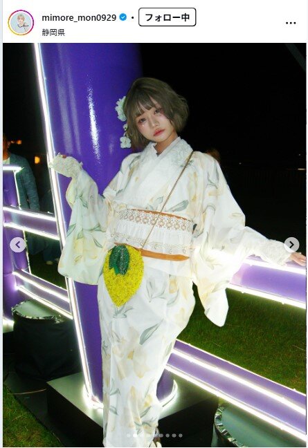 みもれもんのインスタグラムから
