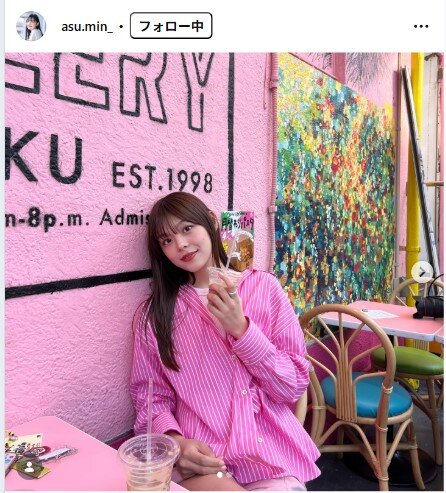 川田明日未のインスタグラムから