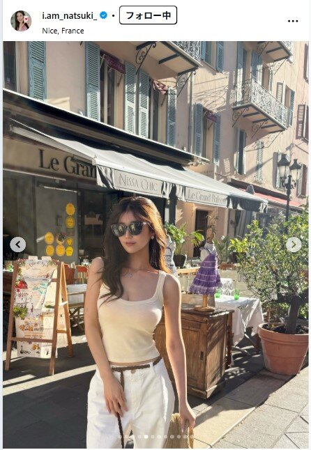阿部なつきのインスタグラムから