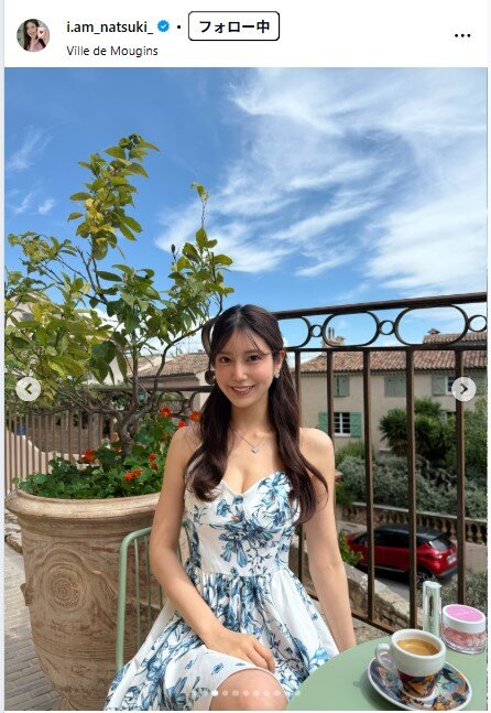 阿部なつきのインスタグラムから
