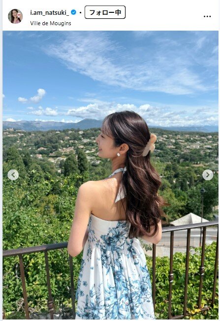 阿部なつきのインスタグラムから