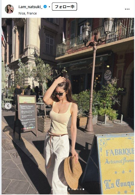 阿部なつきのインスタグラムから