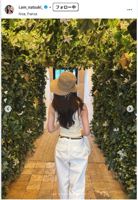 阿部なつきのインスタグラムから