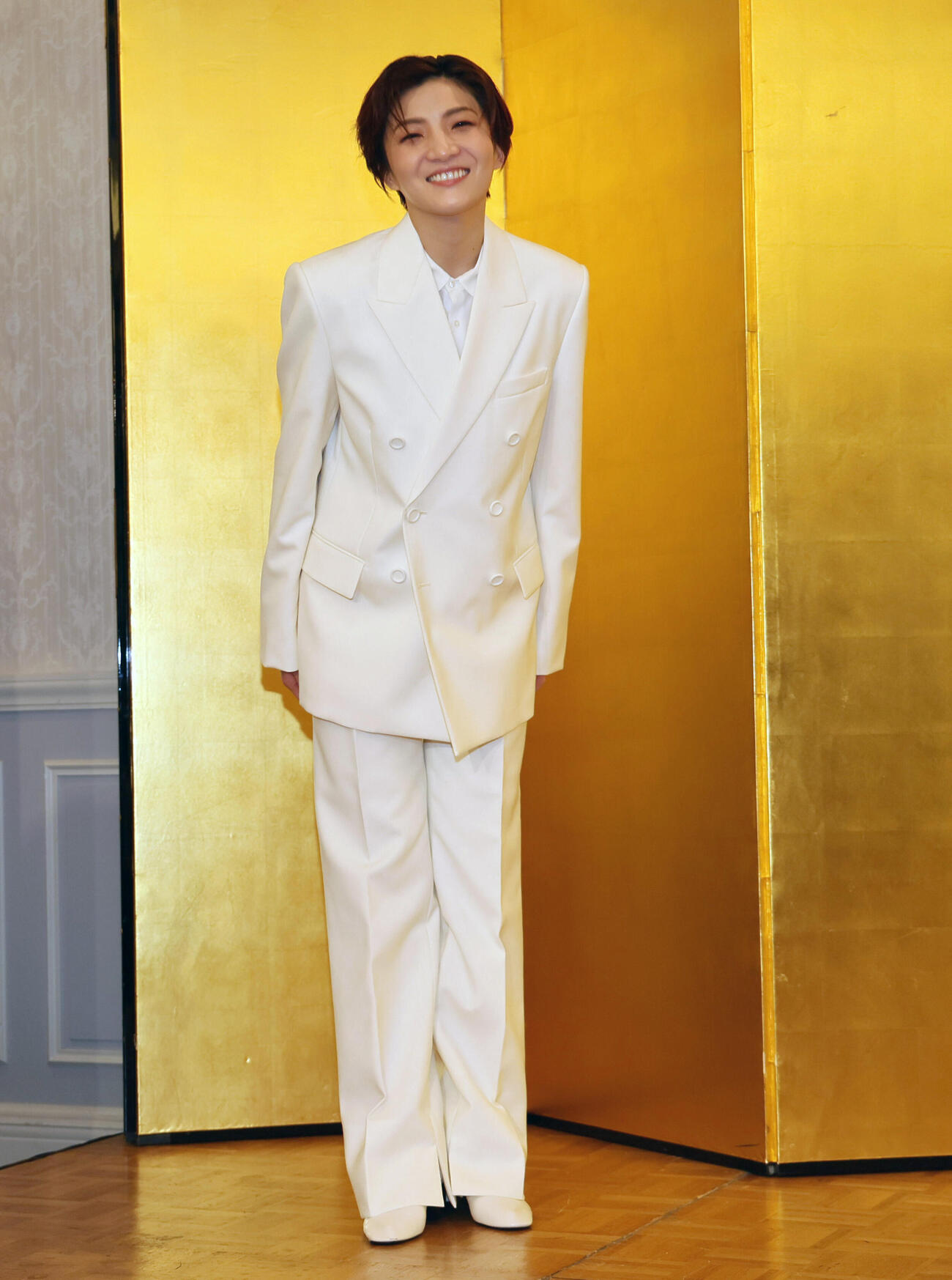 退団を発表した宝塚歌劇団月組トップスターの鳳月杏（撮影・宮崎幸一）