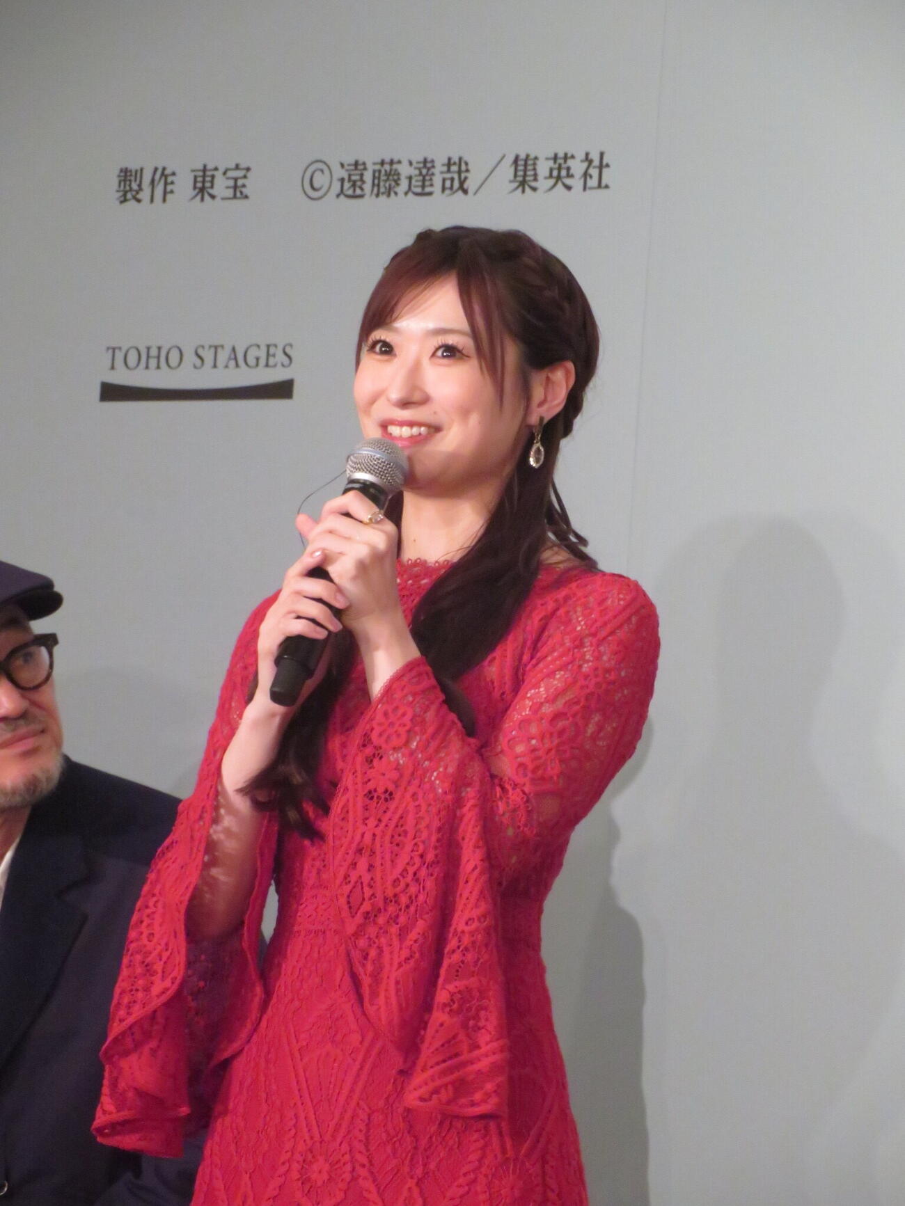 「SPY×FAMILY 2　爆弾犬篇＆豪華客船篇」の製作発表会見に出席し、意気込みを語る唯月ふうか