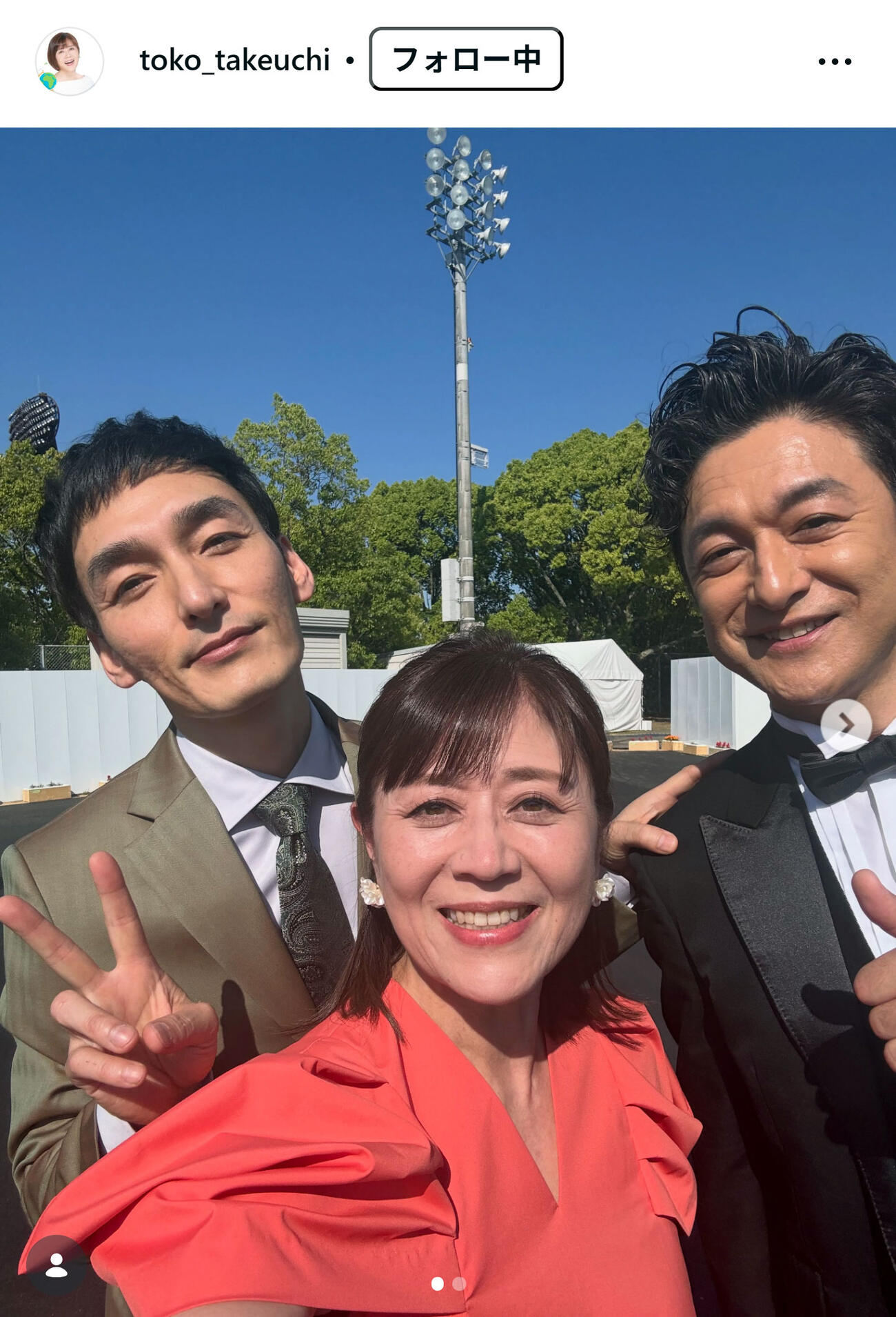 武内陶子のインスタグラムから