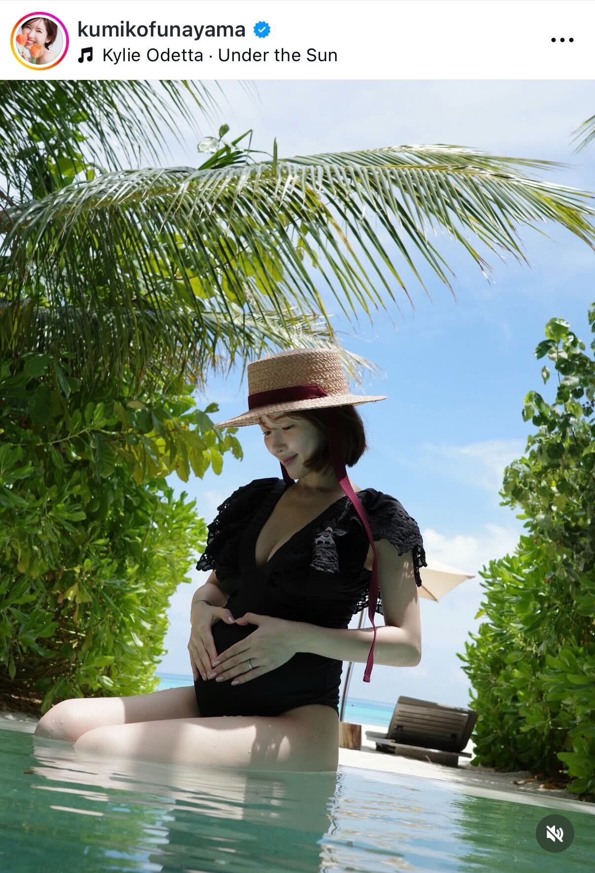 舟山久美子のインスタグラムから