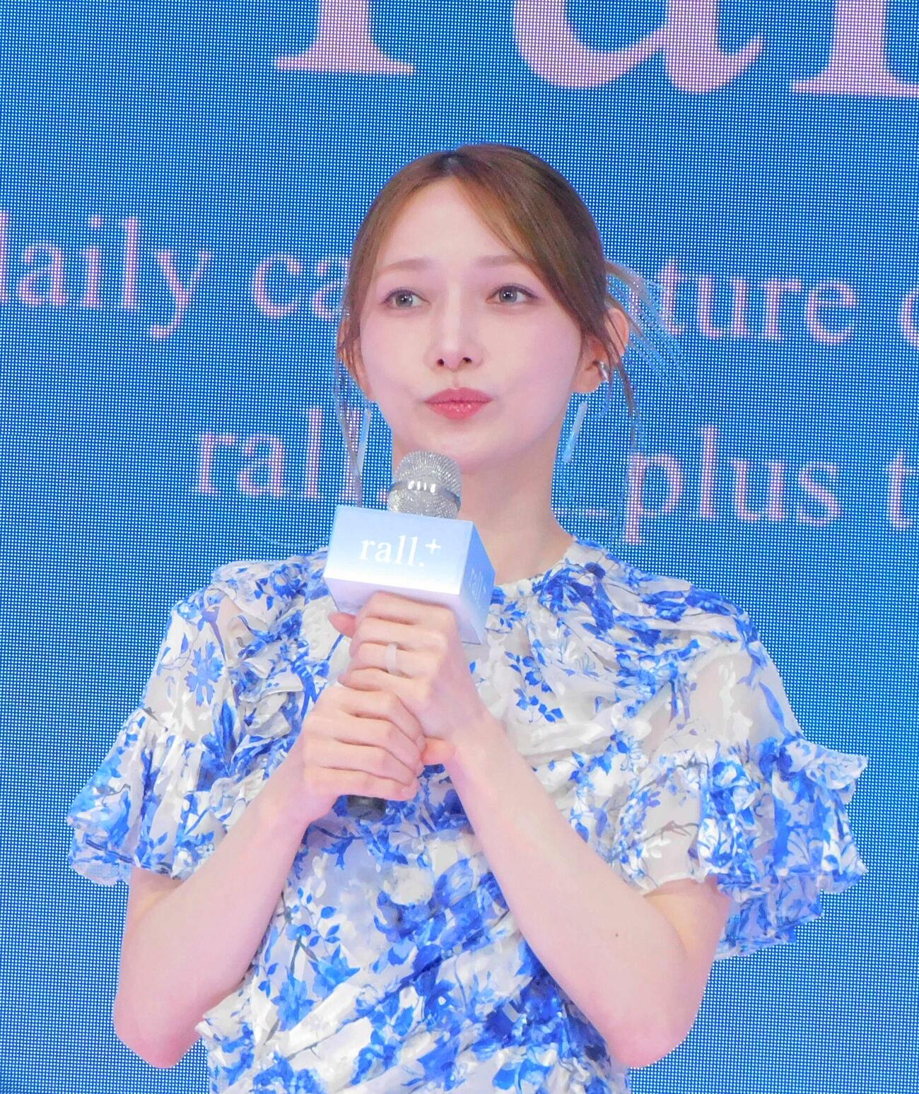 「rall．＋」ブランドローンチ発表会に登壇した後藤真希