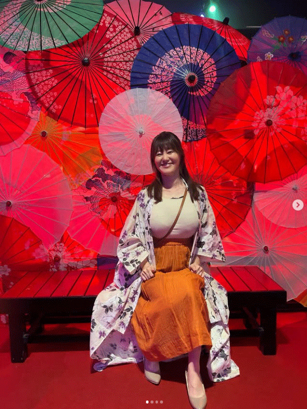 竹中知華アナのインスタグラムから