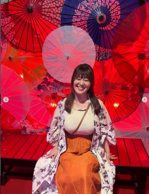 竹中知華アナのインスタグラムから