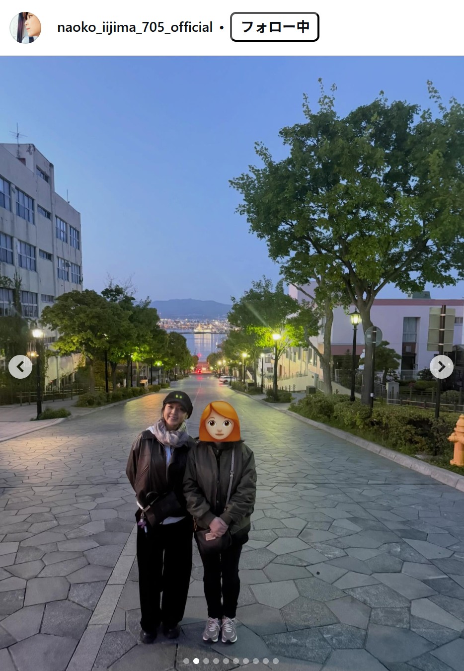 飯島直子のインスタグラムから