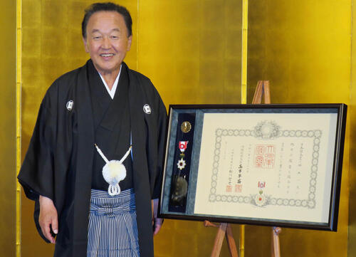 旭日小綬章を受章の京山幸枝若「これをきっかけに浪曲が繁栄してくれたら」
