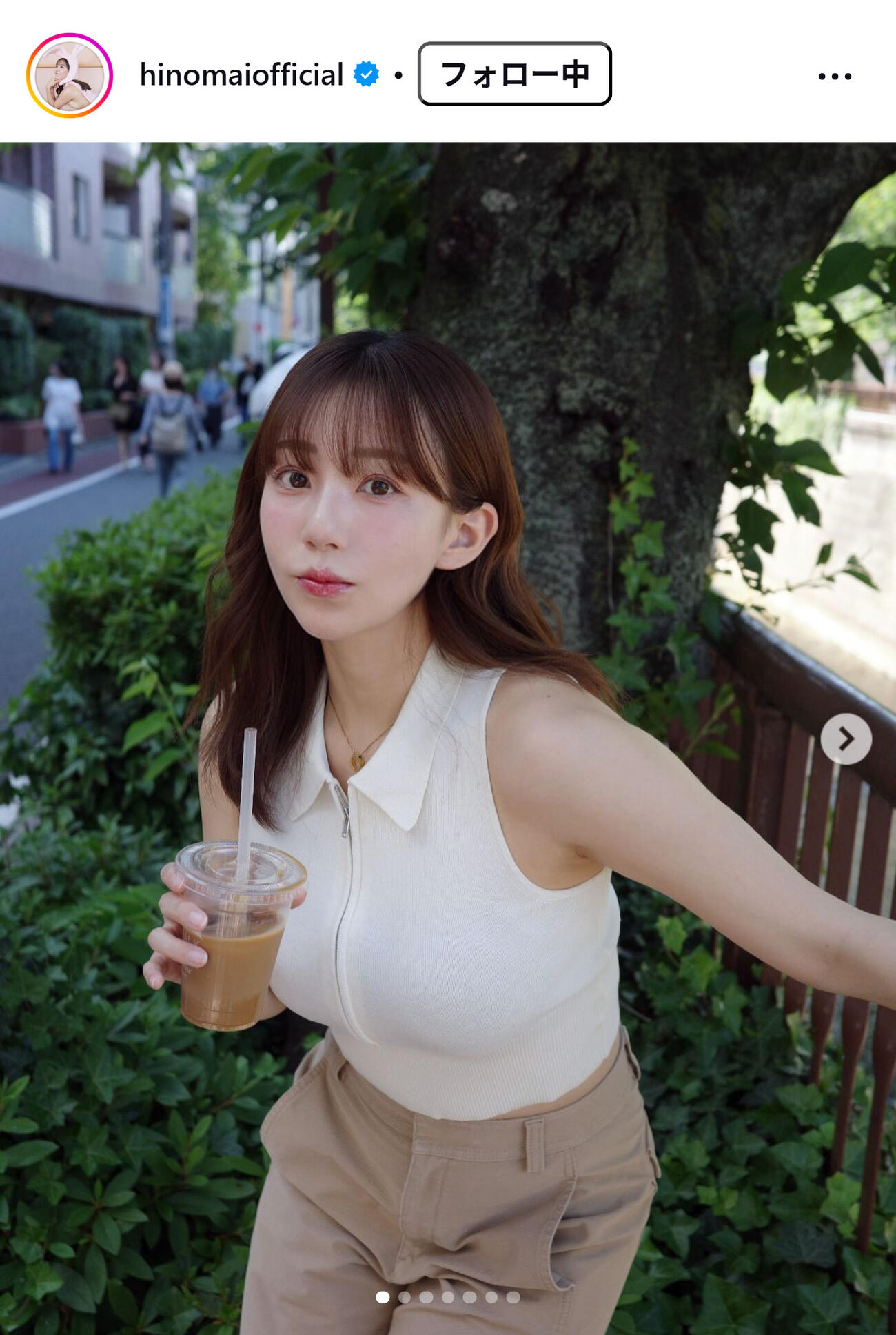 日野麻衣のインスタグラムから