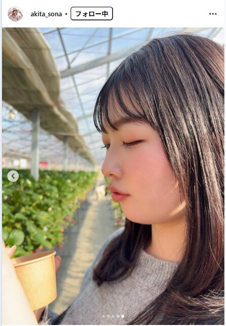 秋田そなのインスタグラムから