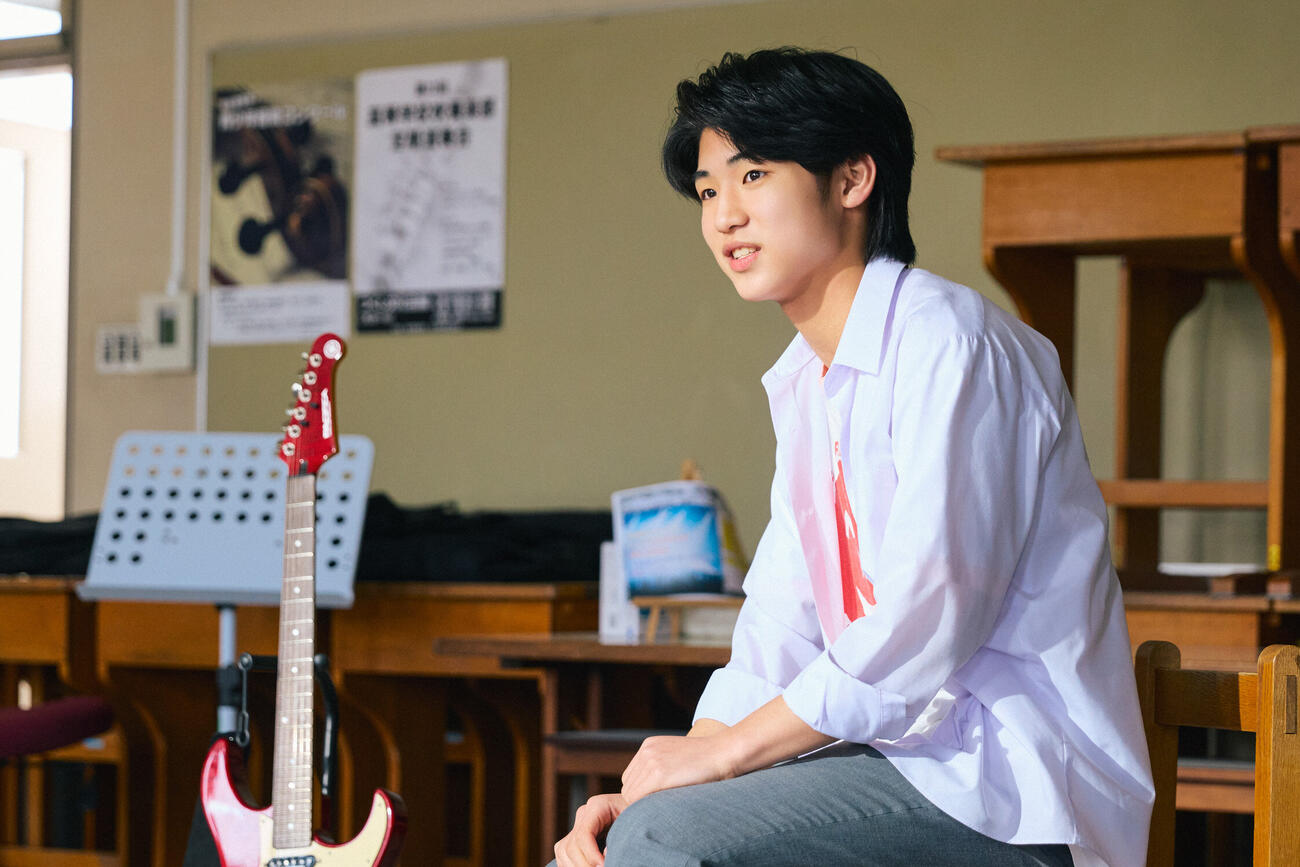 6月24日配信開始のオリジナルドラマ「どんな綺麗な朝日より沈む夕日を僕は推す」に出演するCLASS SEVEN横田大雅