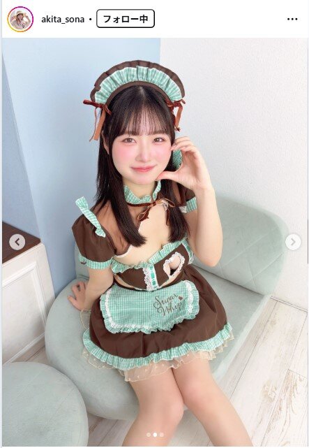 秋田そなのインスタグラムから