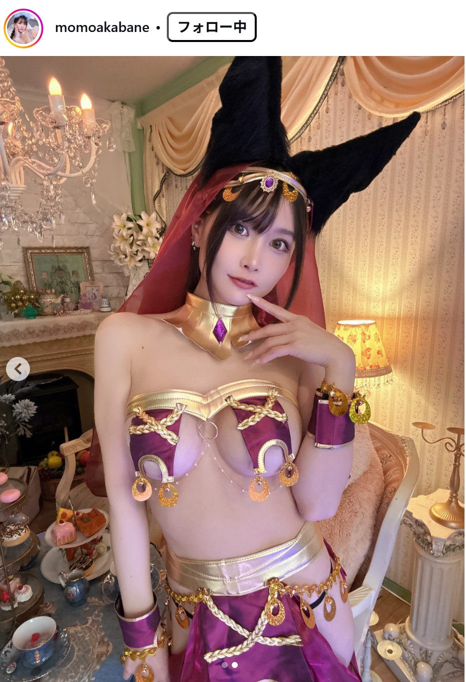 赤羽もものインスタグラムから