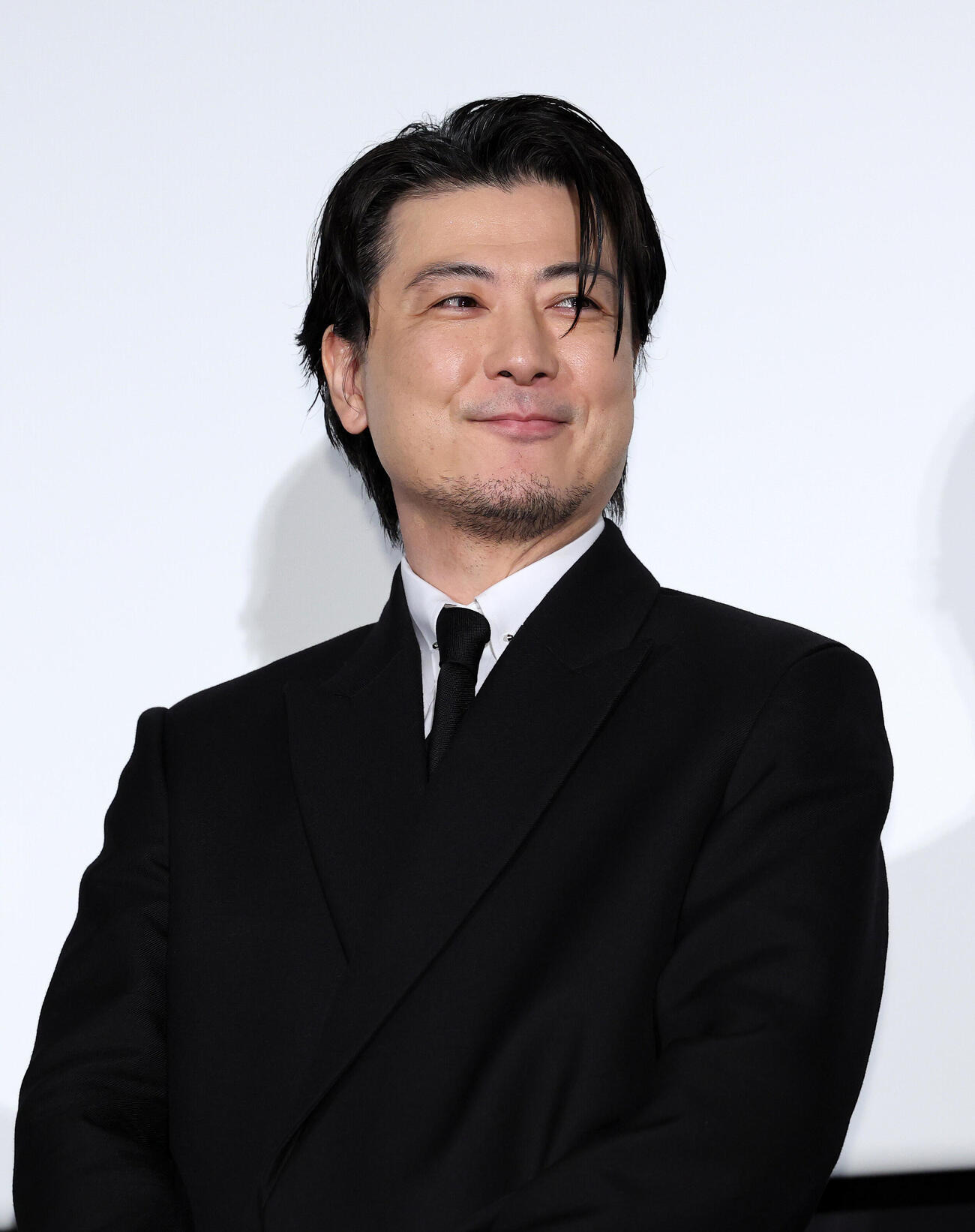 舞台あいさつに臨む玉山鉄二（撮影・鈴木正人）