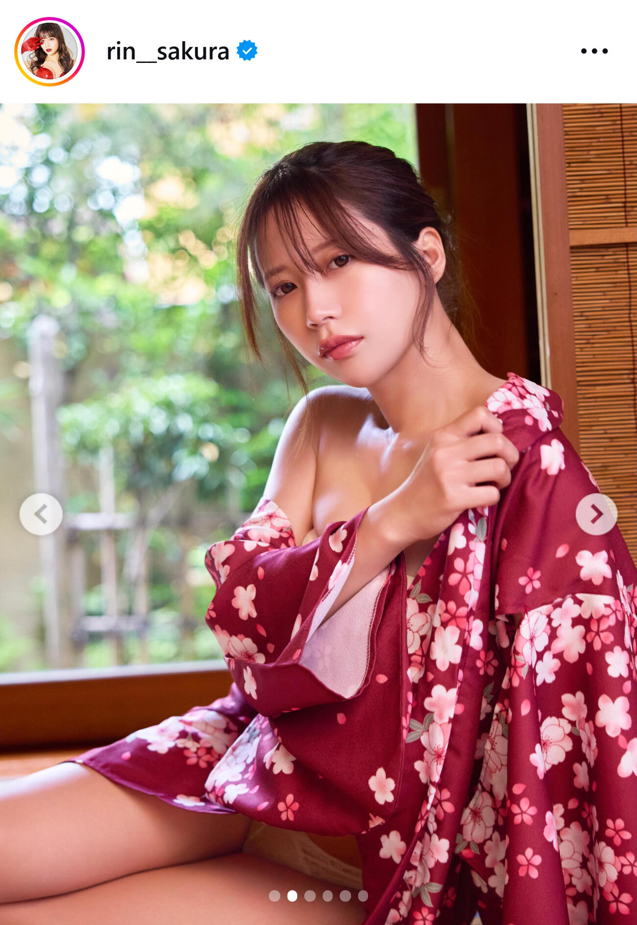 桜りんのインスタグラムから