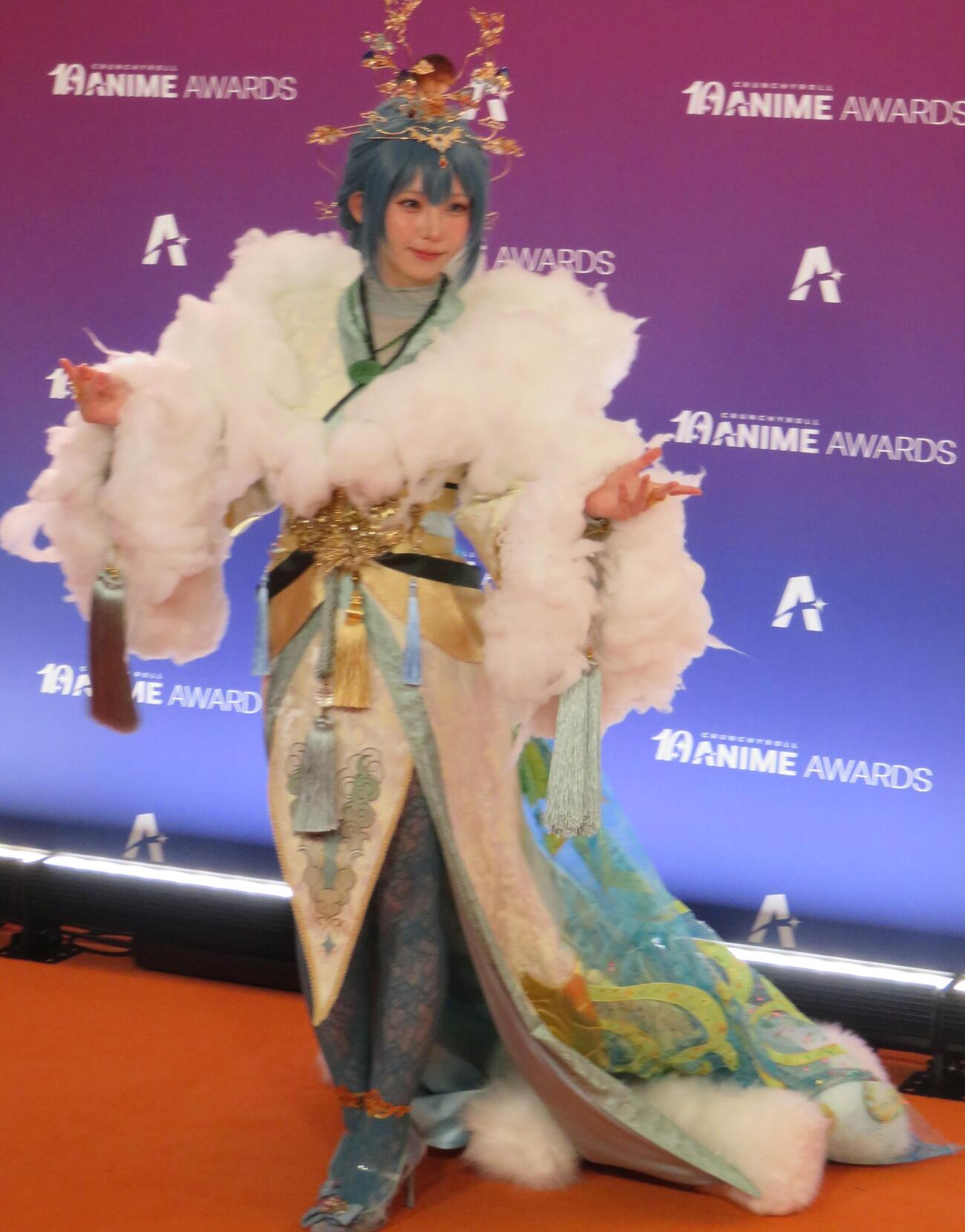 アニメの祭典「クランチロール・アニメアワード2026」に参加したえなこ