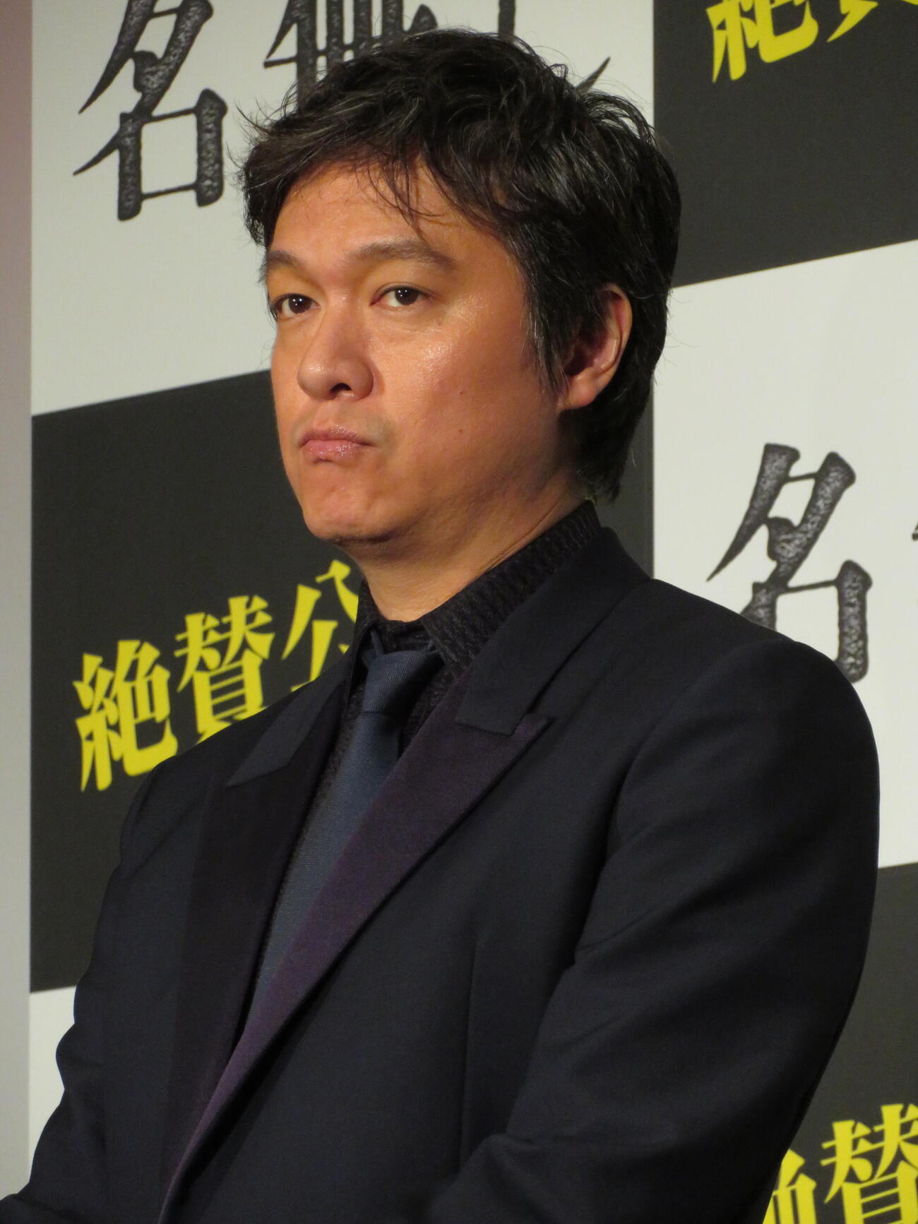 「名無し」公開記念舞台あいさつに登壇した丸山隆平（撮影・村上幸将）
