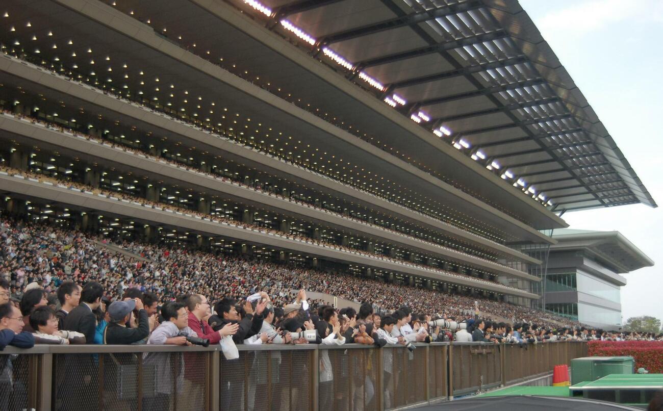 東京競馬場スタンド（2007年撮影）