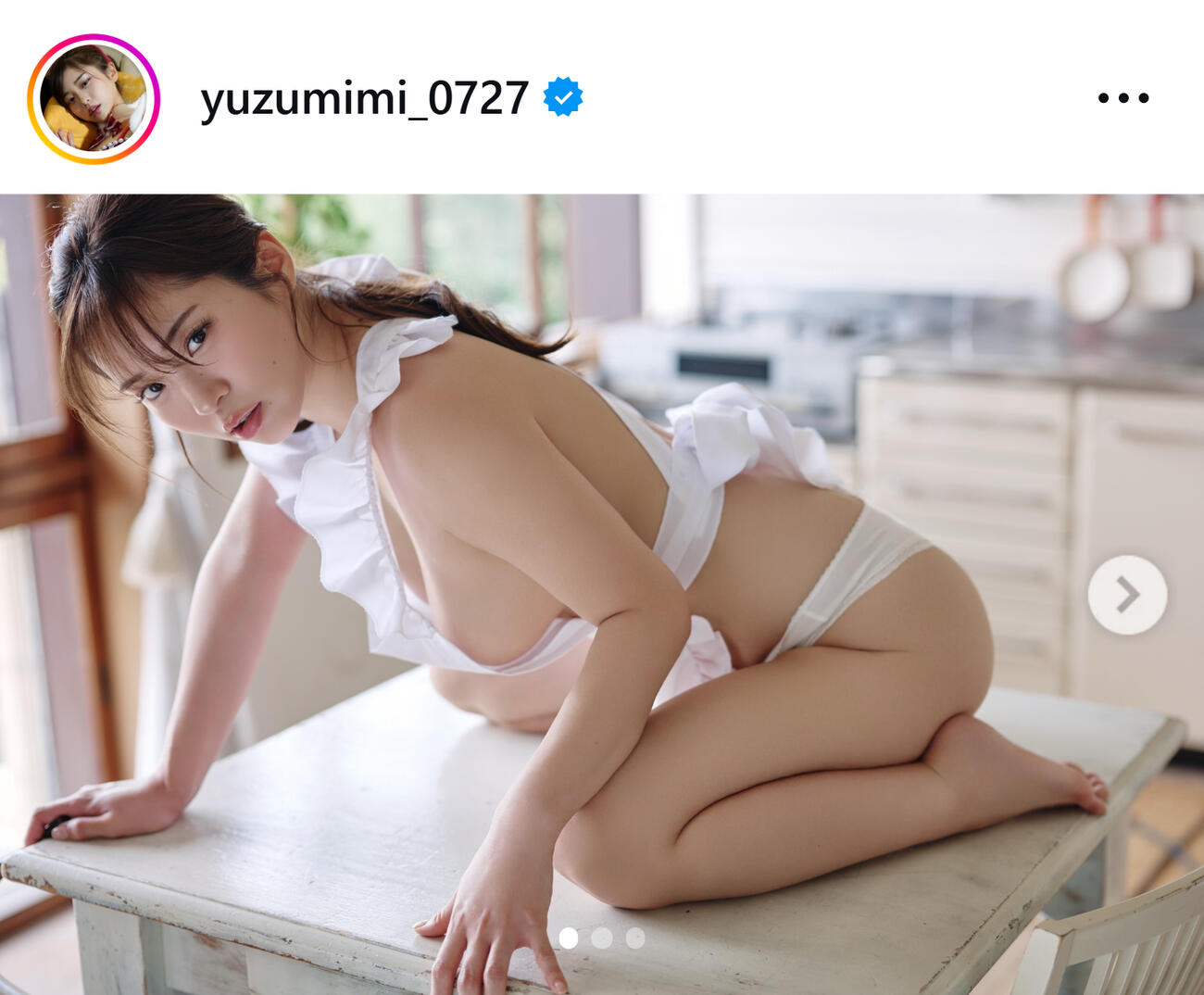柚月美美のインスタグラムから
