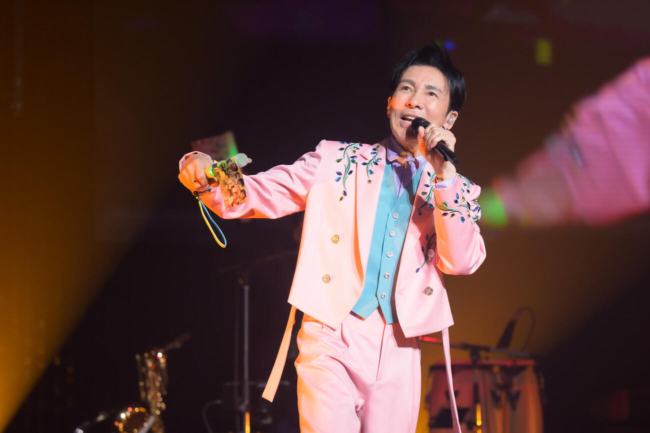 郷ひろみ2026年全国ツアー「Hiromi Go Concret Tour 2026～ALL MY LOVE～」初日公演を行った郷ひろみ（写真：大平晋也）