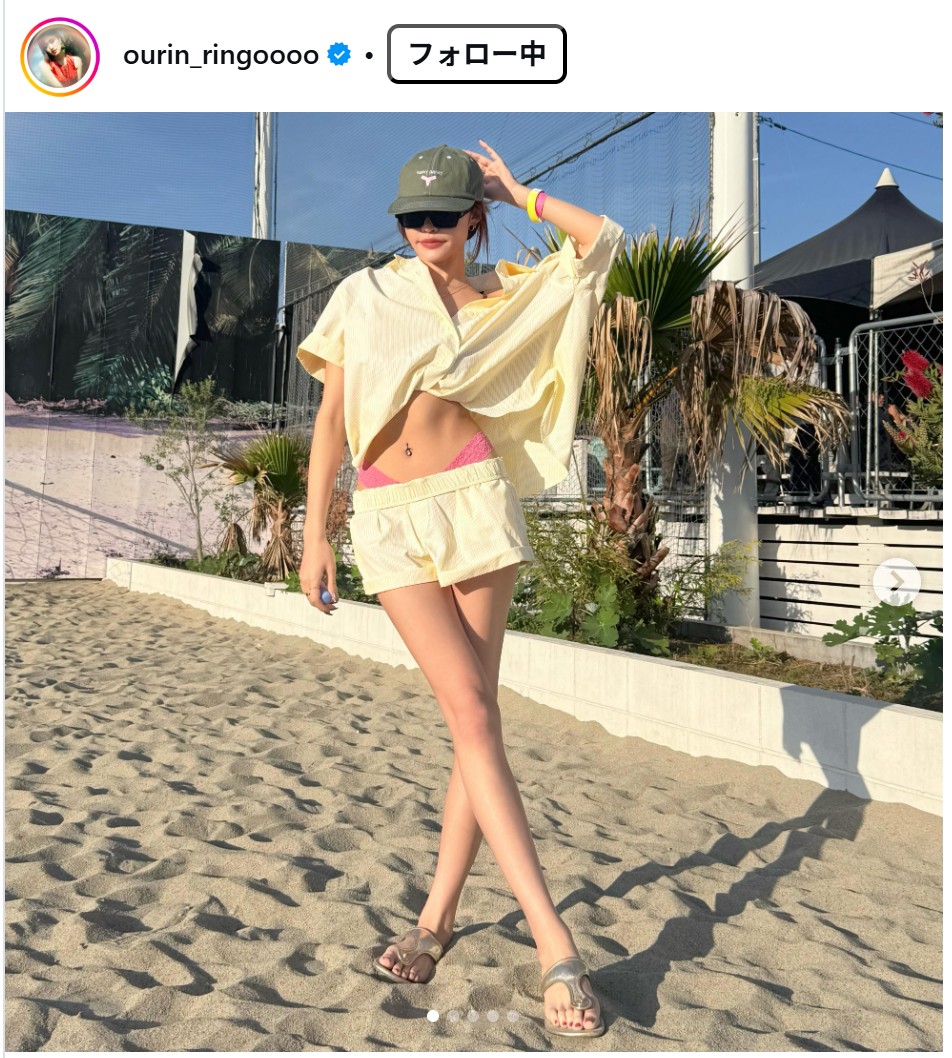 王林のインスタグラムから