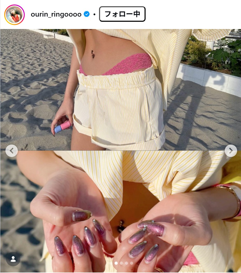 王林のインスタグラムから
