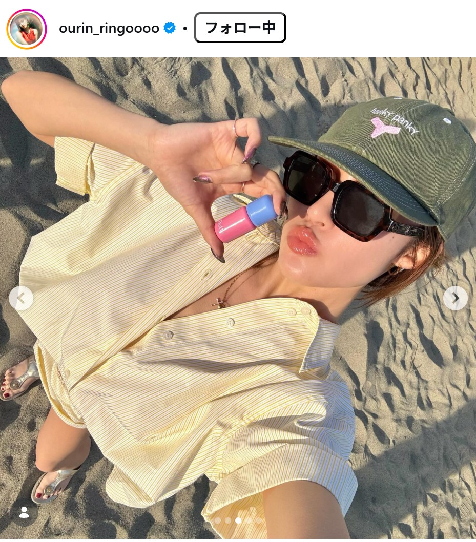 王林のインスタグラムから