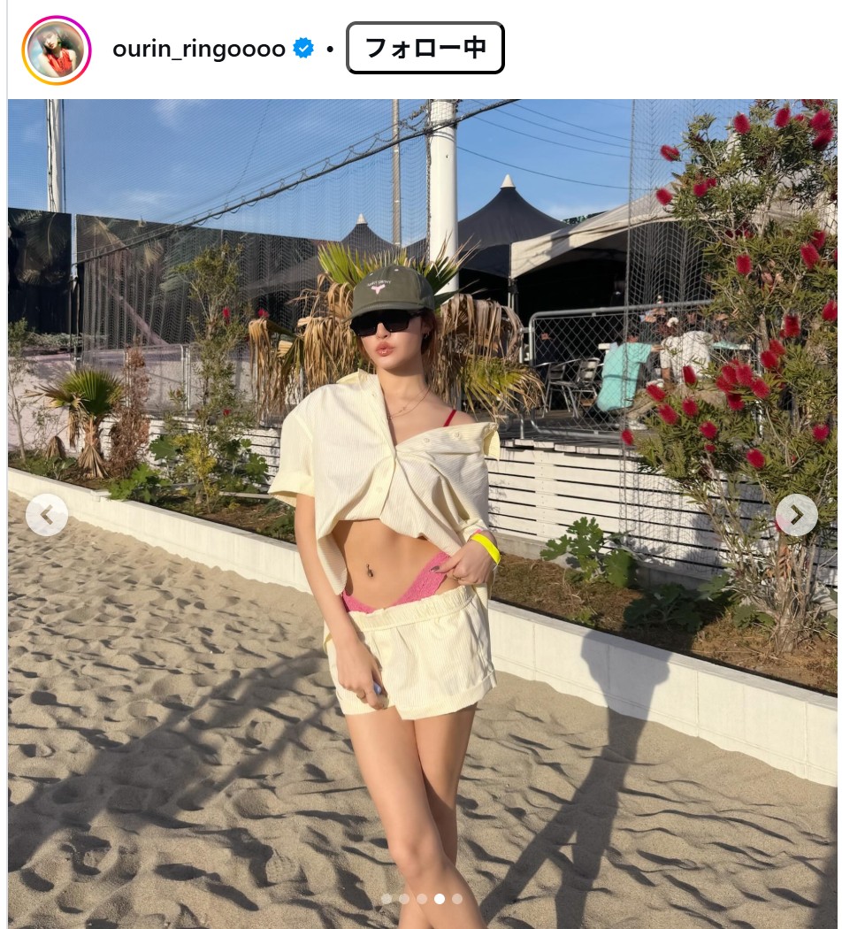 王林のインスタグラムから