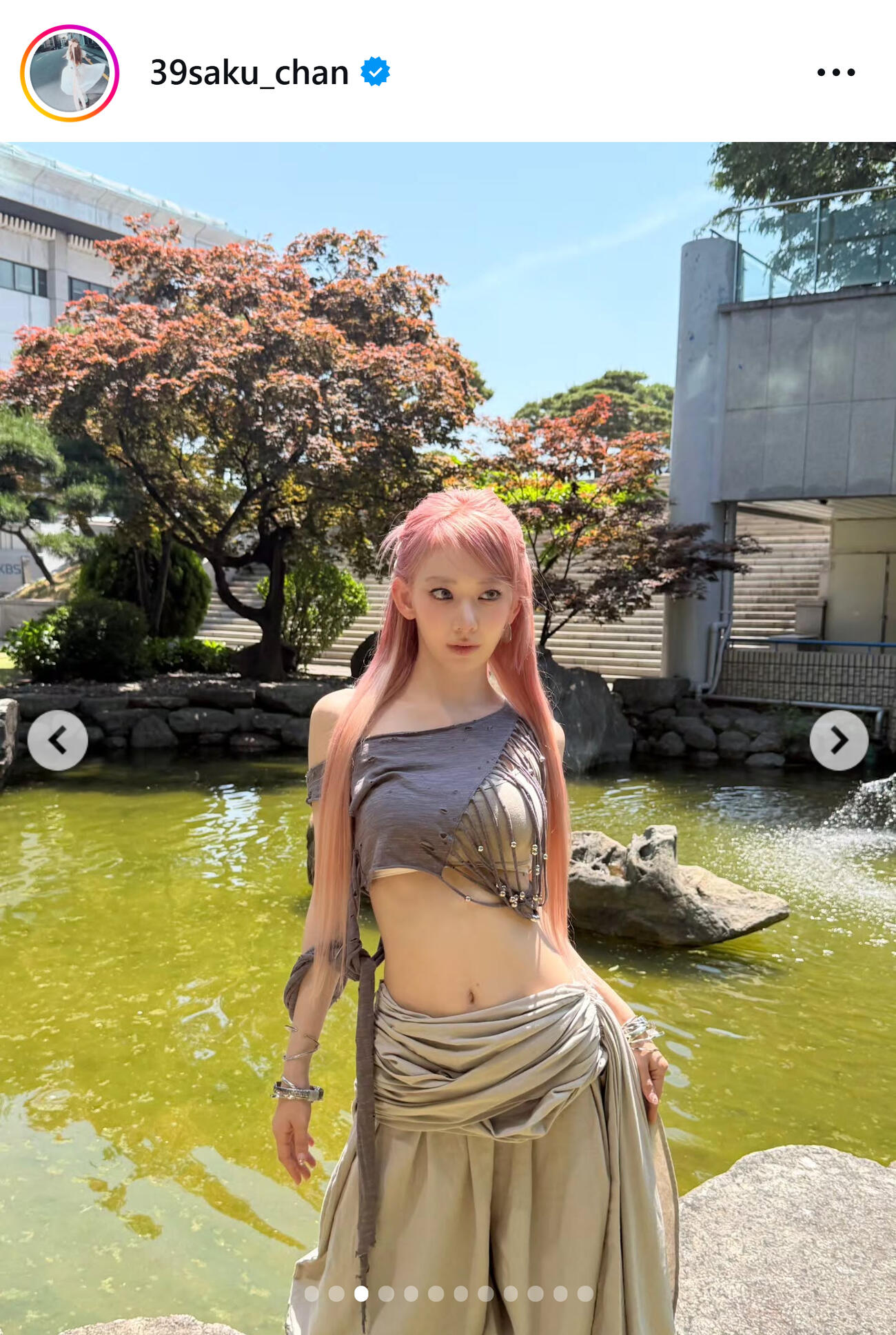LE SSERAFIM・SAKURAのインスタグラムから