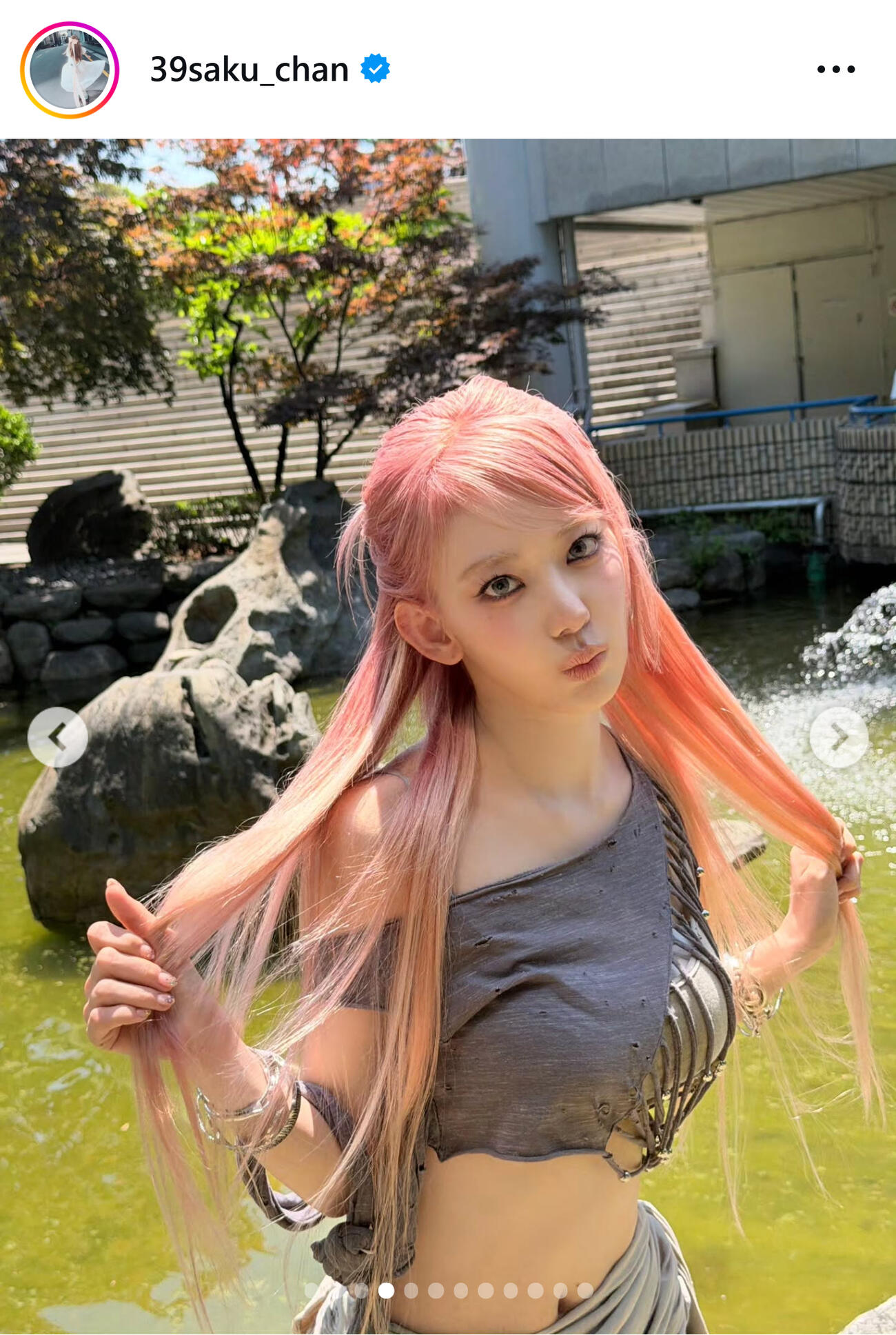 LE SSERAFIM・SAKURAのインスタグラムから